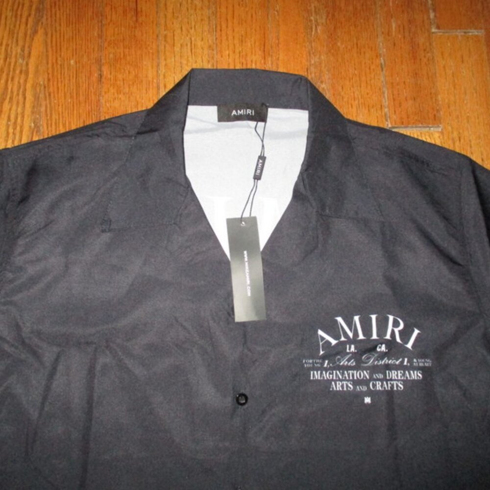 AMIRI Art District S/S B/F Shirt Sz L NWT - Picture 4 of 11
